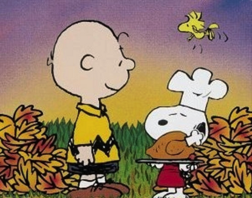 Charlie Brown and Snoopy Thanksgiving Image