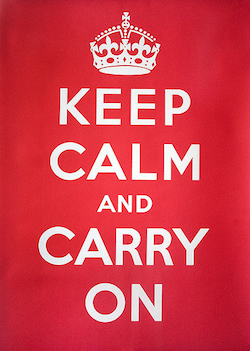 "Keep Calm and Carry On" Image